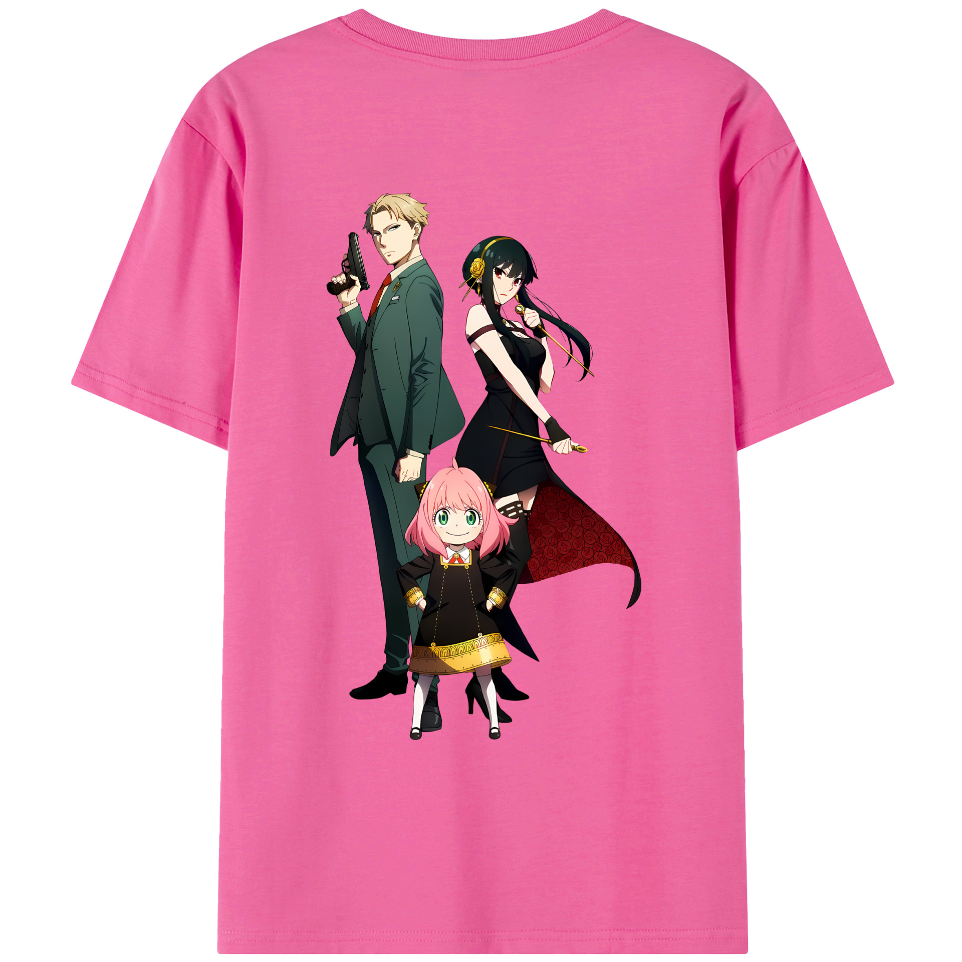 （画像用） SPY×FAMILY间谍家家酒 レディース半袖Tシャツ(バックプリント)